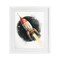 Stupell Industries Journey To Space Rocket Framed Print Under Glass, design by Ray Powers
